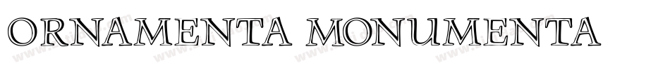 Ornamenta Monumenta字体转换